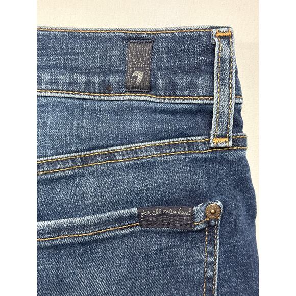 7 For All Mankind Men's Paxtyn Slim Straight Blue Denim Jeans - Size 34x29.5 - Picture 7 of 9